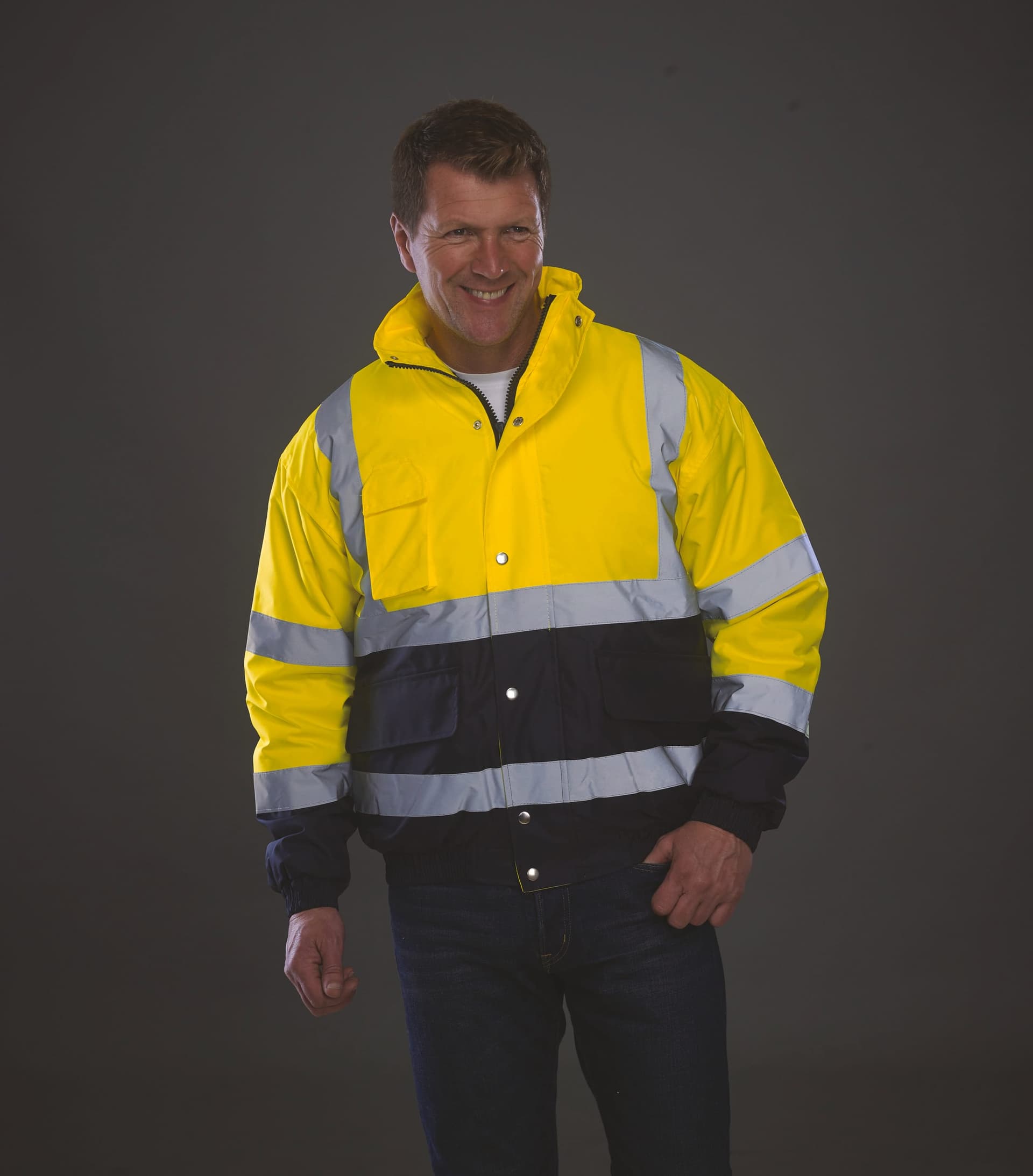 Blouson bicolore haute visibilité 3